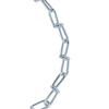Wide Use Double Loop Weldless Galvanized Knotted Chain-Outdoor Gate Fence Chains