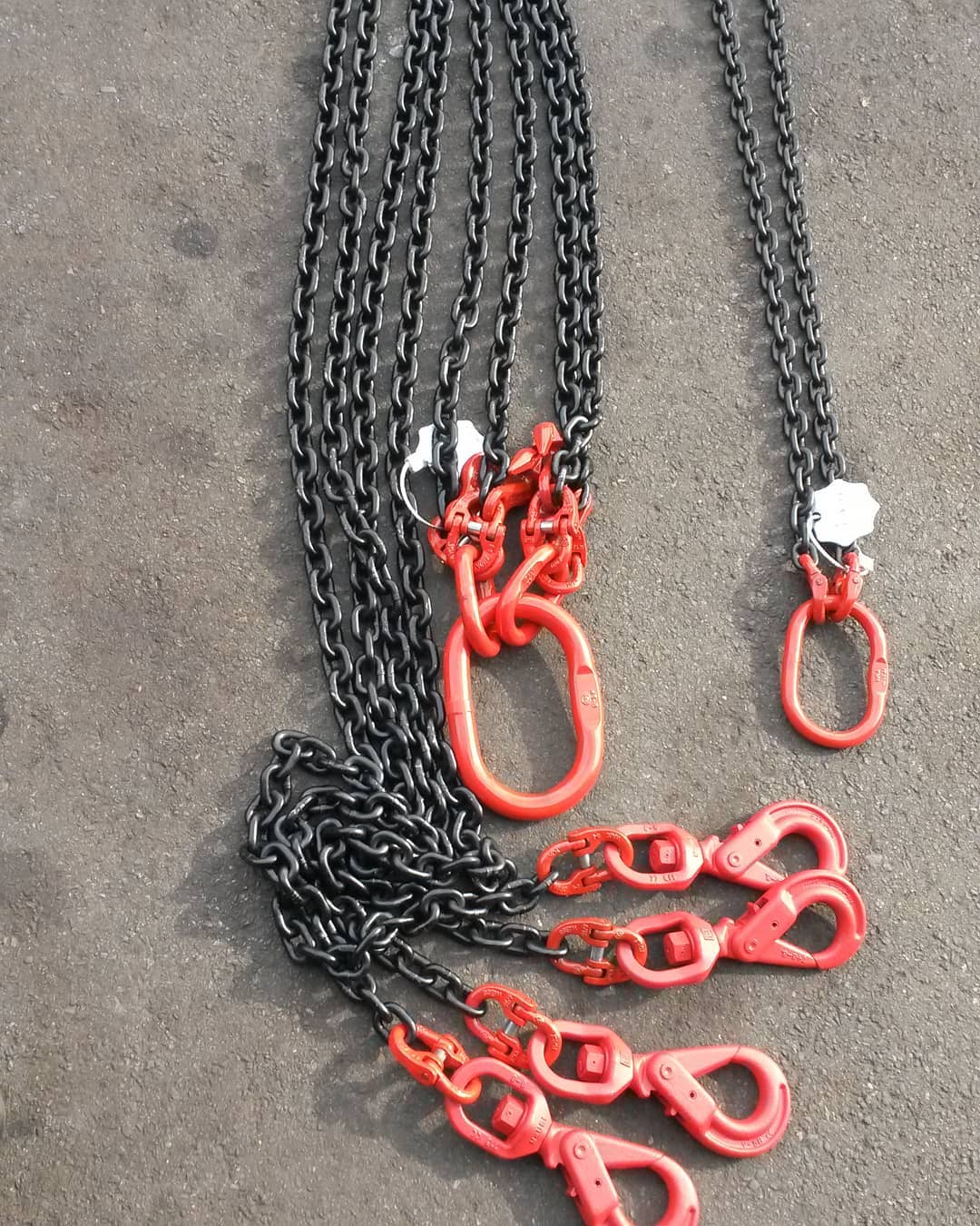Heavy-duty Adjustable chain slings w/latch hooks for lifting-China Manfacturer