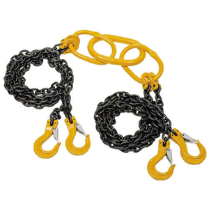 Heavy-duty Adjustable chain slings w/latch hooks for lifting-China Manfacturer