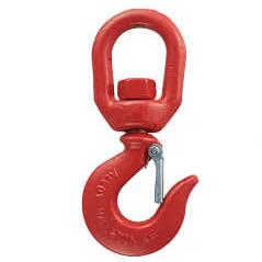 Forged G80 Eye Swivel Hook With Safety Latch-Lifting hook
