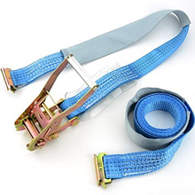  2"x15" E-Track Ratchet Tie Strap for Truck Trailer E buckle cargo tie down
