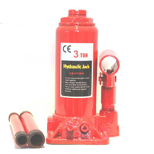 What is the function of the safety valve of the hydraulic jack?