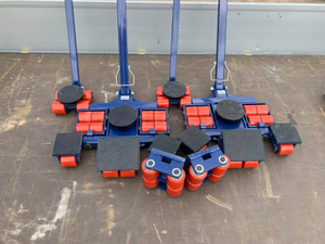 Mechinery Skates Heavy Duty dolly skate machinery roller movers cargo trolley/Handing Tank moving skate